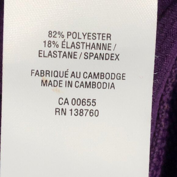 Hyba Purple lightweight athletic zip hoodie size M - Picture 10 of 16